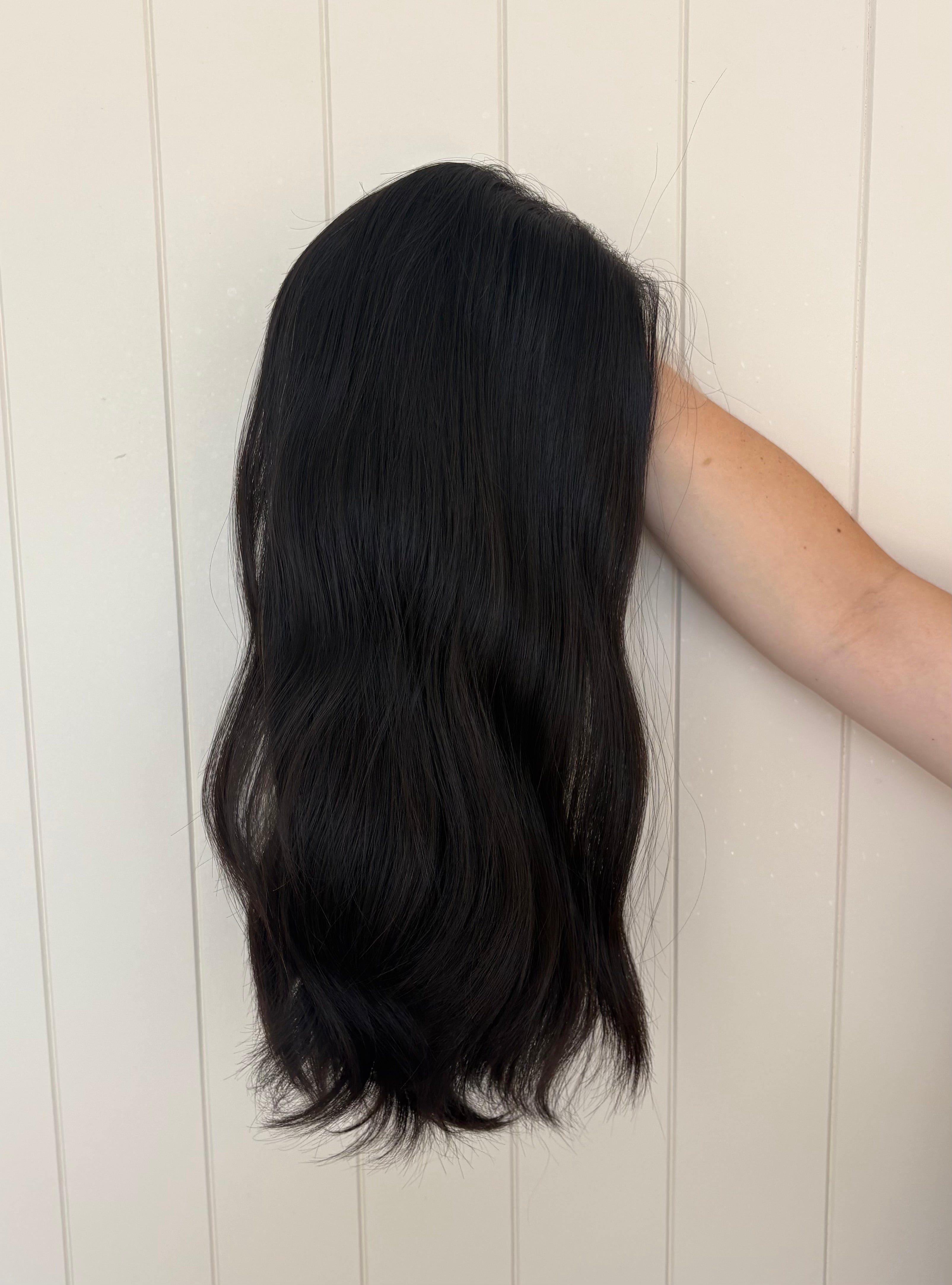 Zoey Lace Front Human Hair Wig 20 Inches Large Cap | Lob Layer