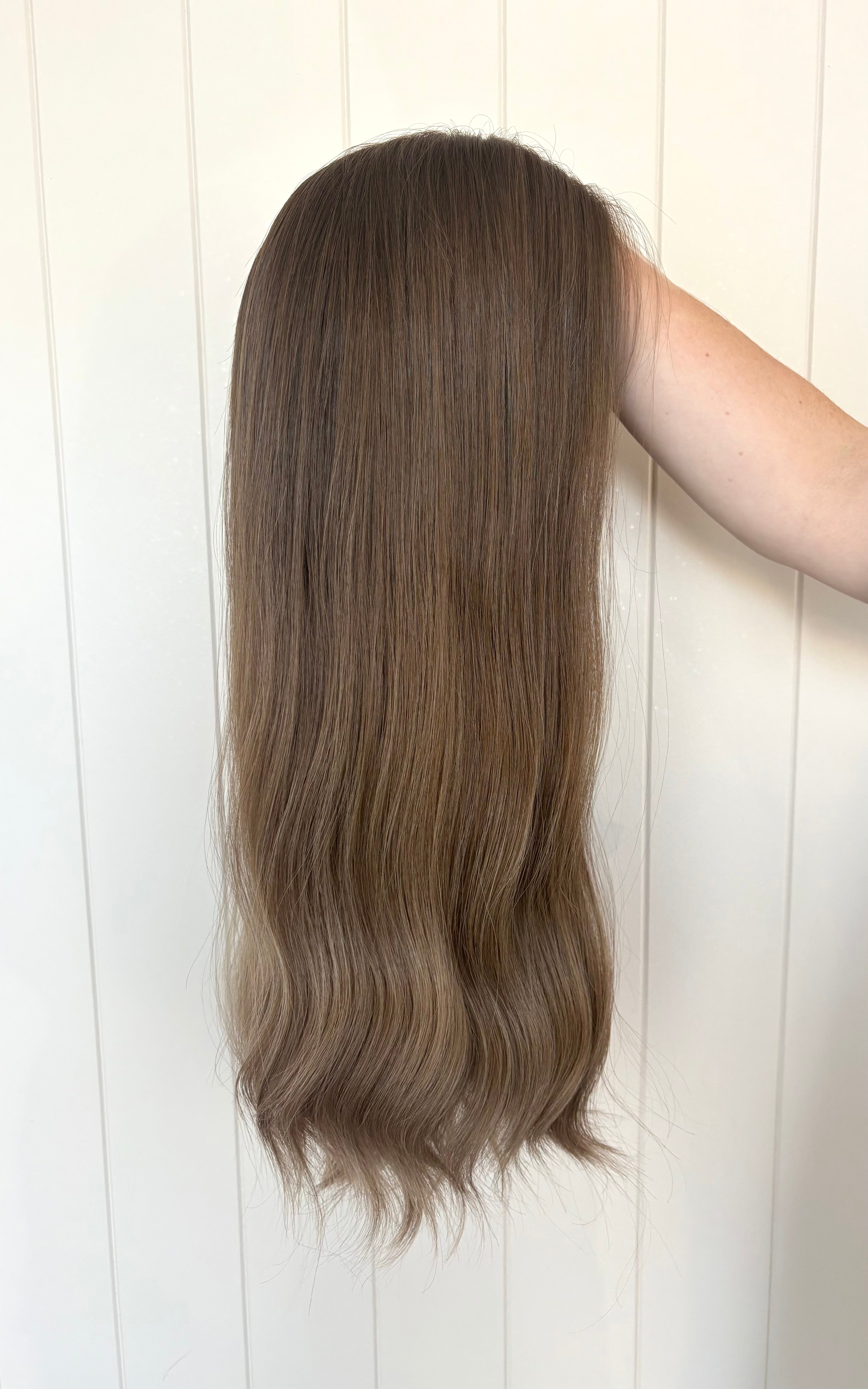 Harper Hand Tied Lace Wig 24 Inches with a Medium Cap | Lob Layer