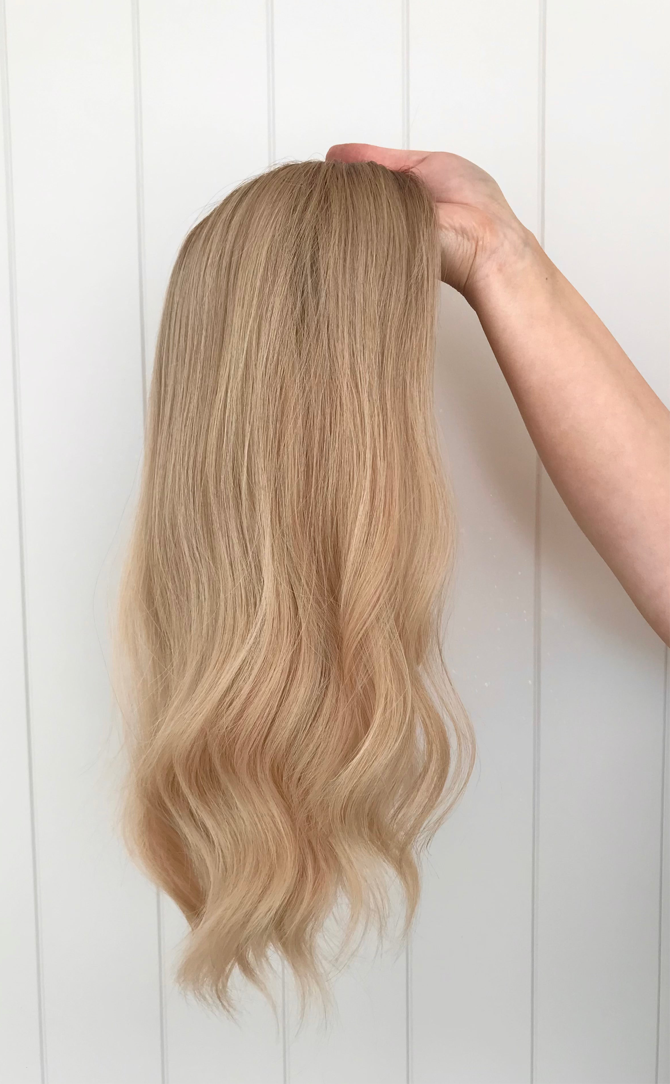 Erin Closed Lace  Low Density Topper with a 8 x 8 cap