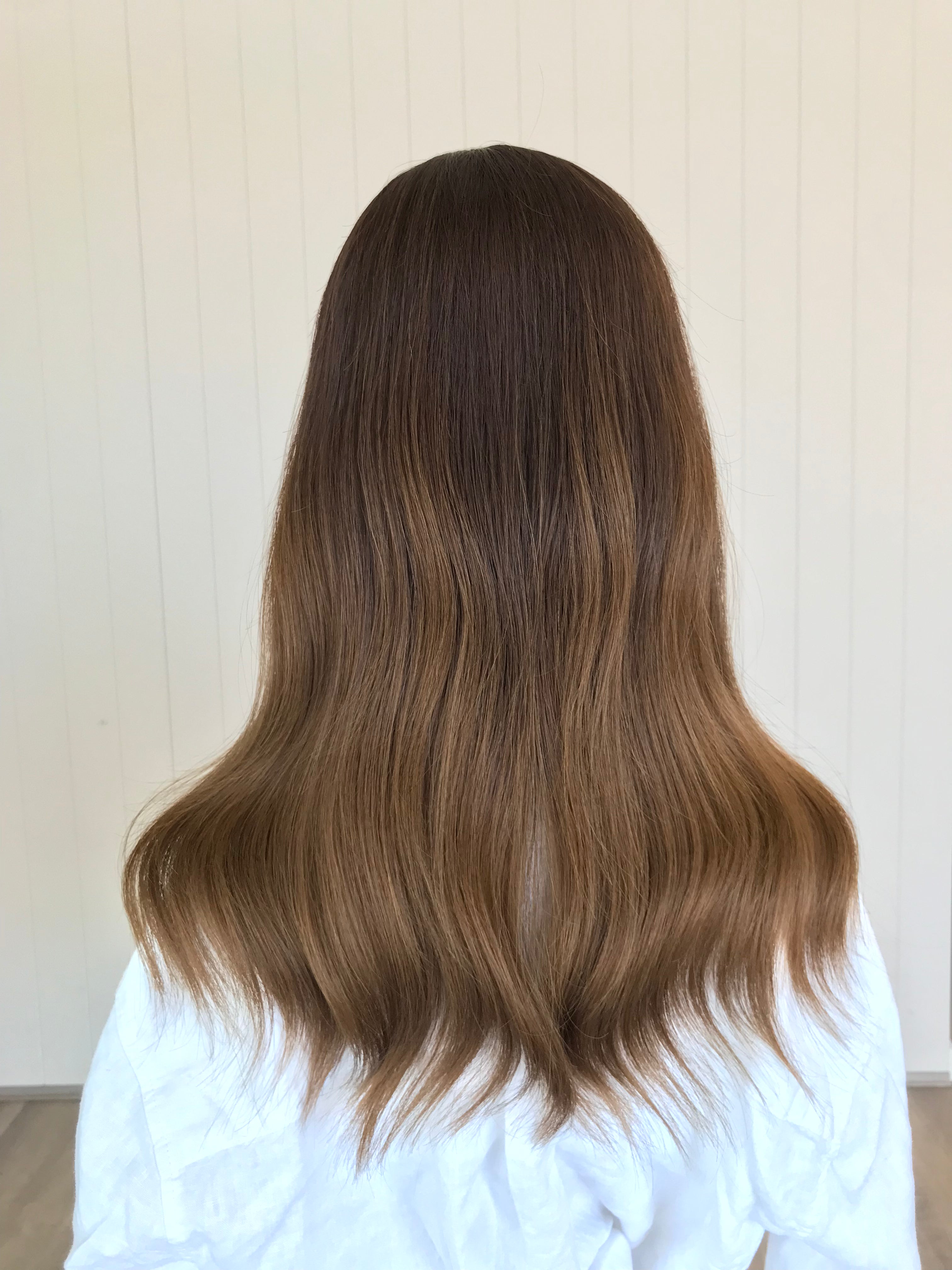 Eva Closed Lace Low Density Topper with a 8 x 8 cap