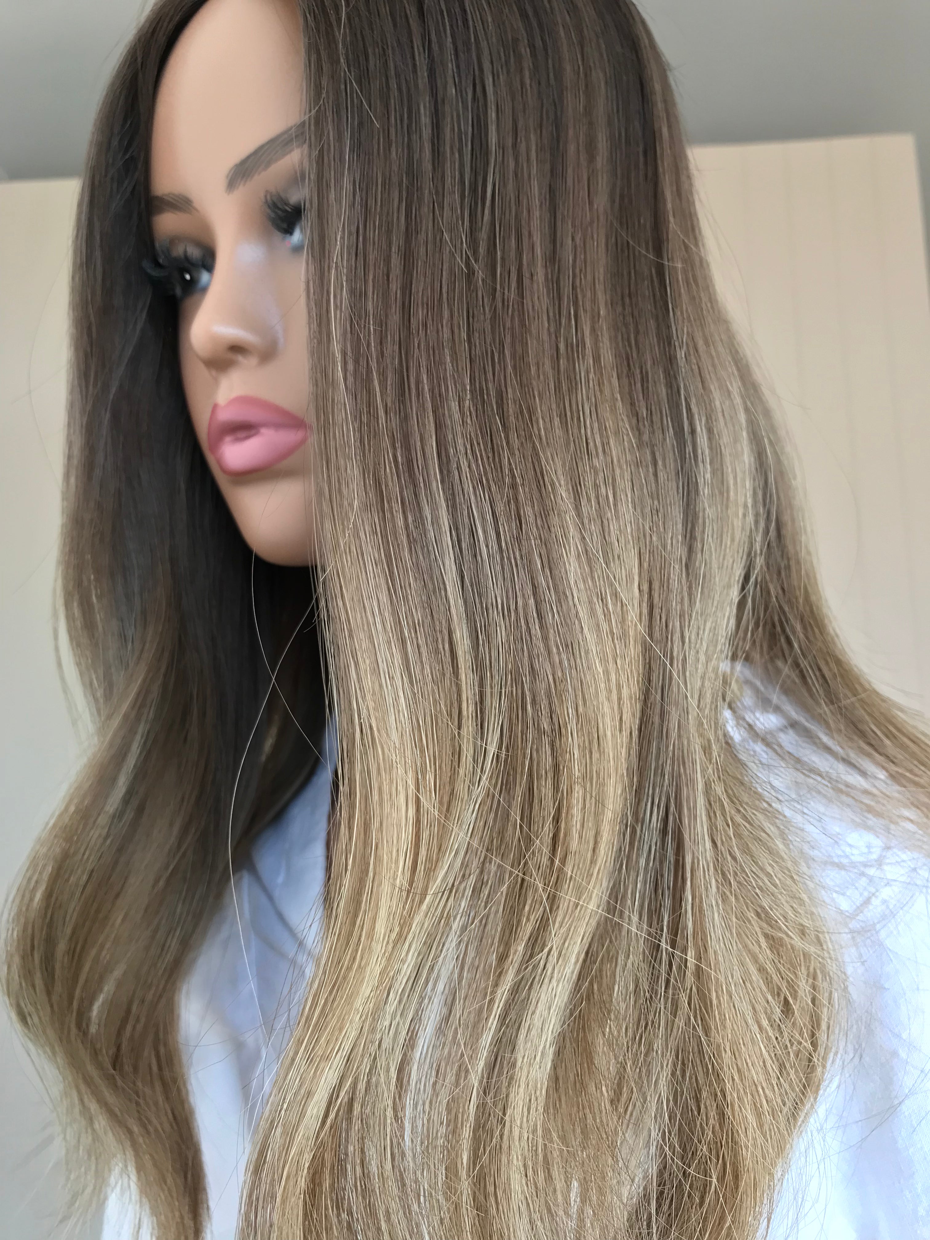 Giselle Closed Lace Low Density Topper with a 8 x 8 cap