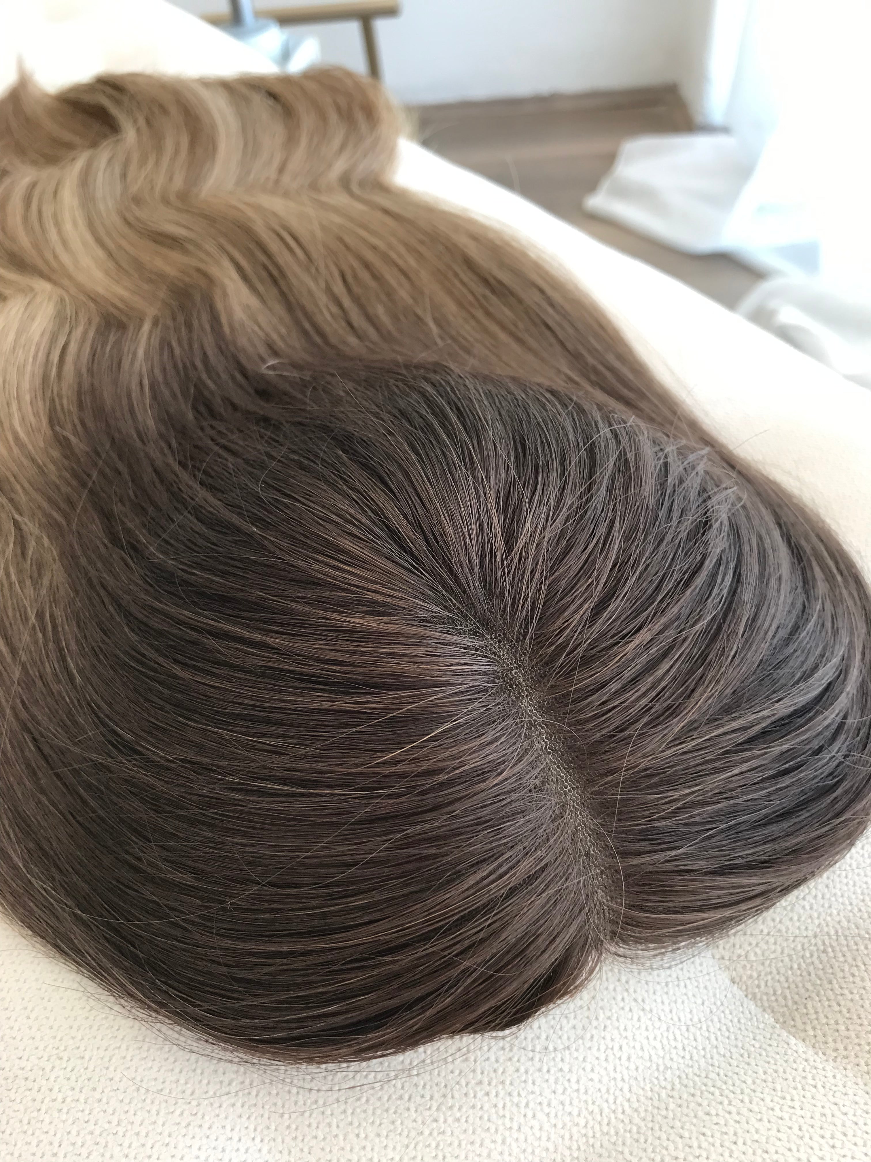 Giselle Closed Lace Low Density Topper with a 8 x 8 cap