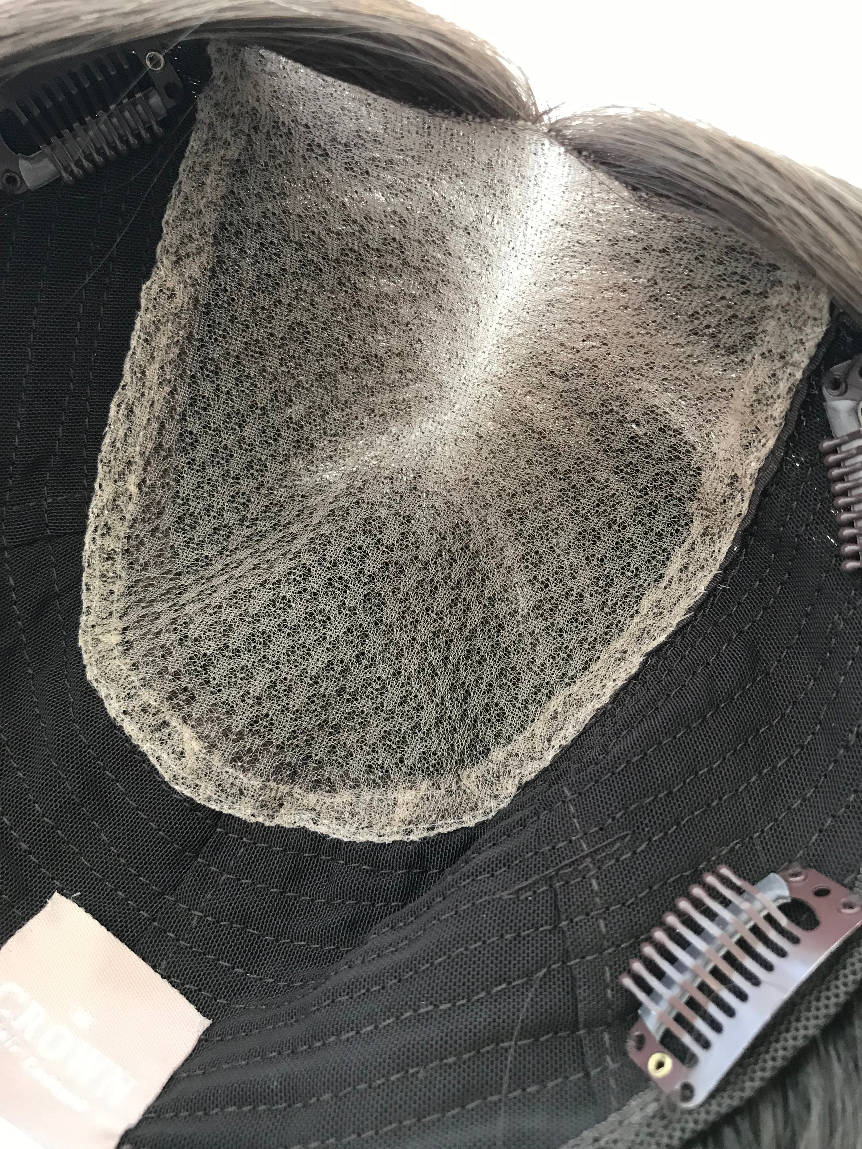 Harlow Closed Lace Low Density Topper with a 8 x 8 cap