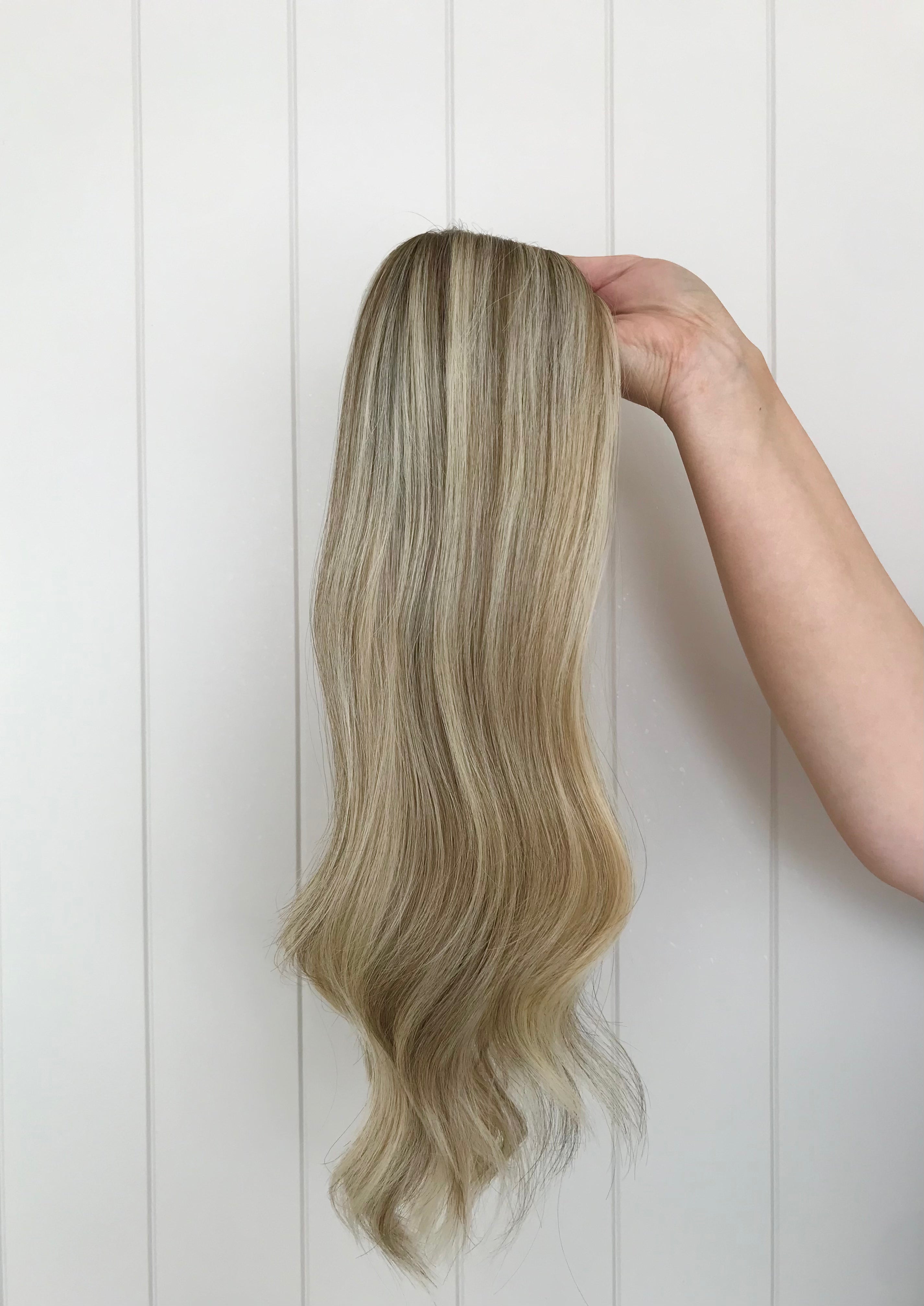 Cleo Closed Lace Low Density Topper with a 8 x 8 cap