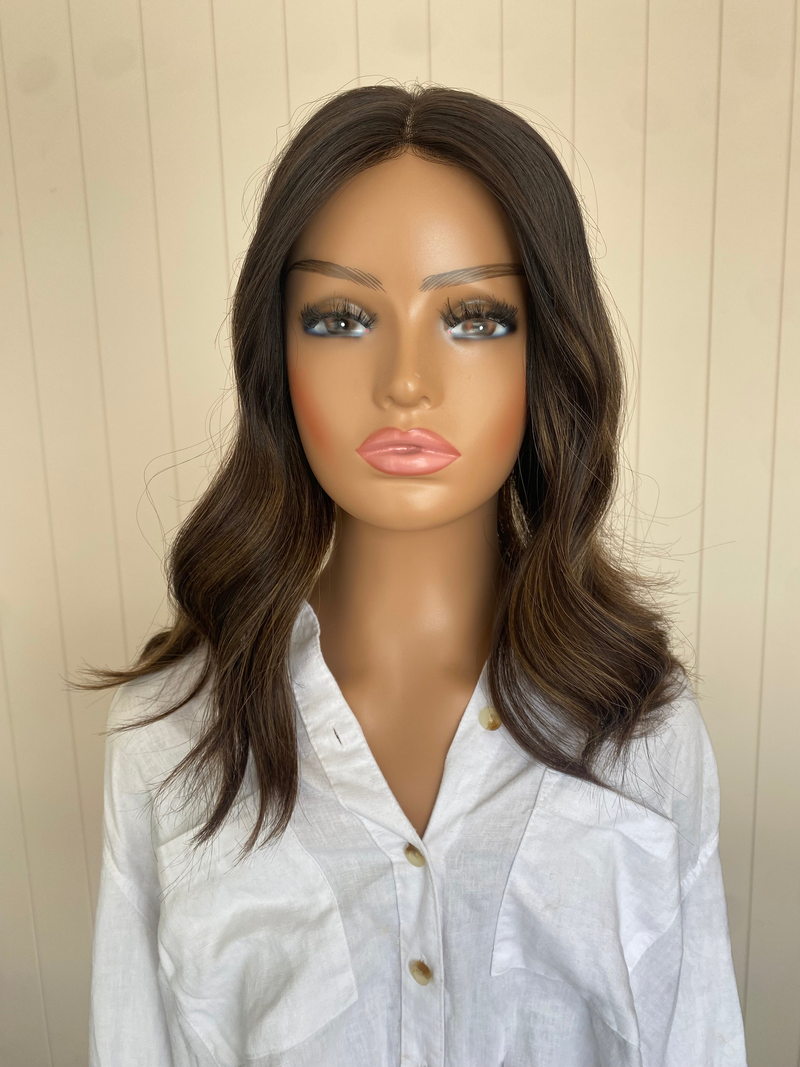 Bailey Closed Lace Light Density Topper 8x8 cap