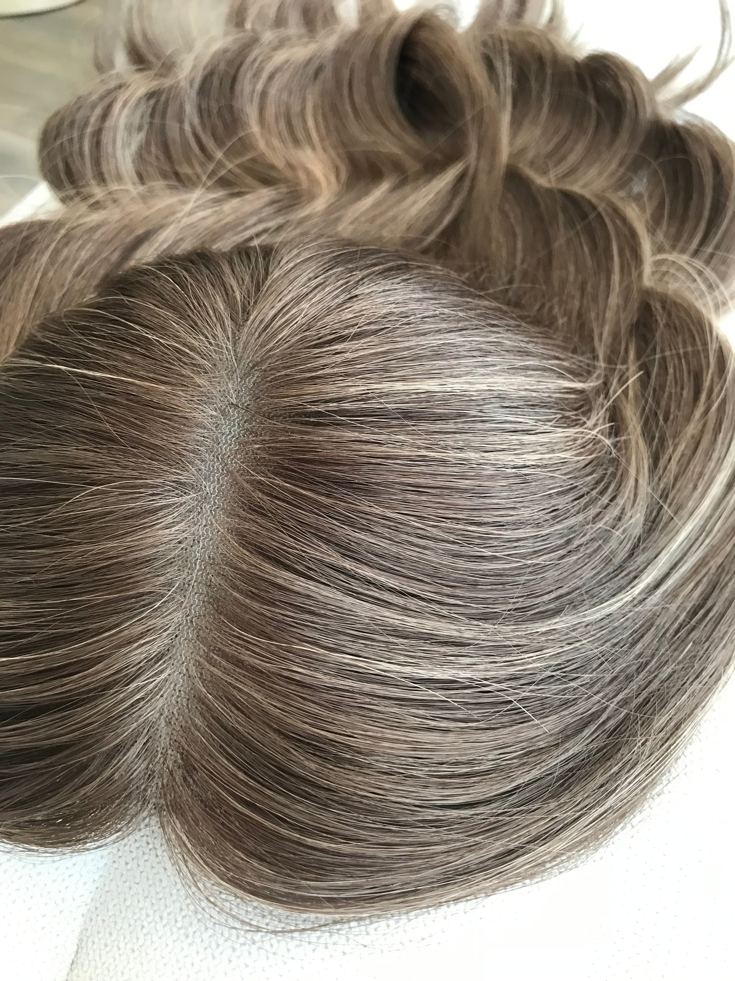 Billie Closed Lace Low Desity Topper with a 8 x 8 cap