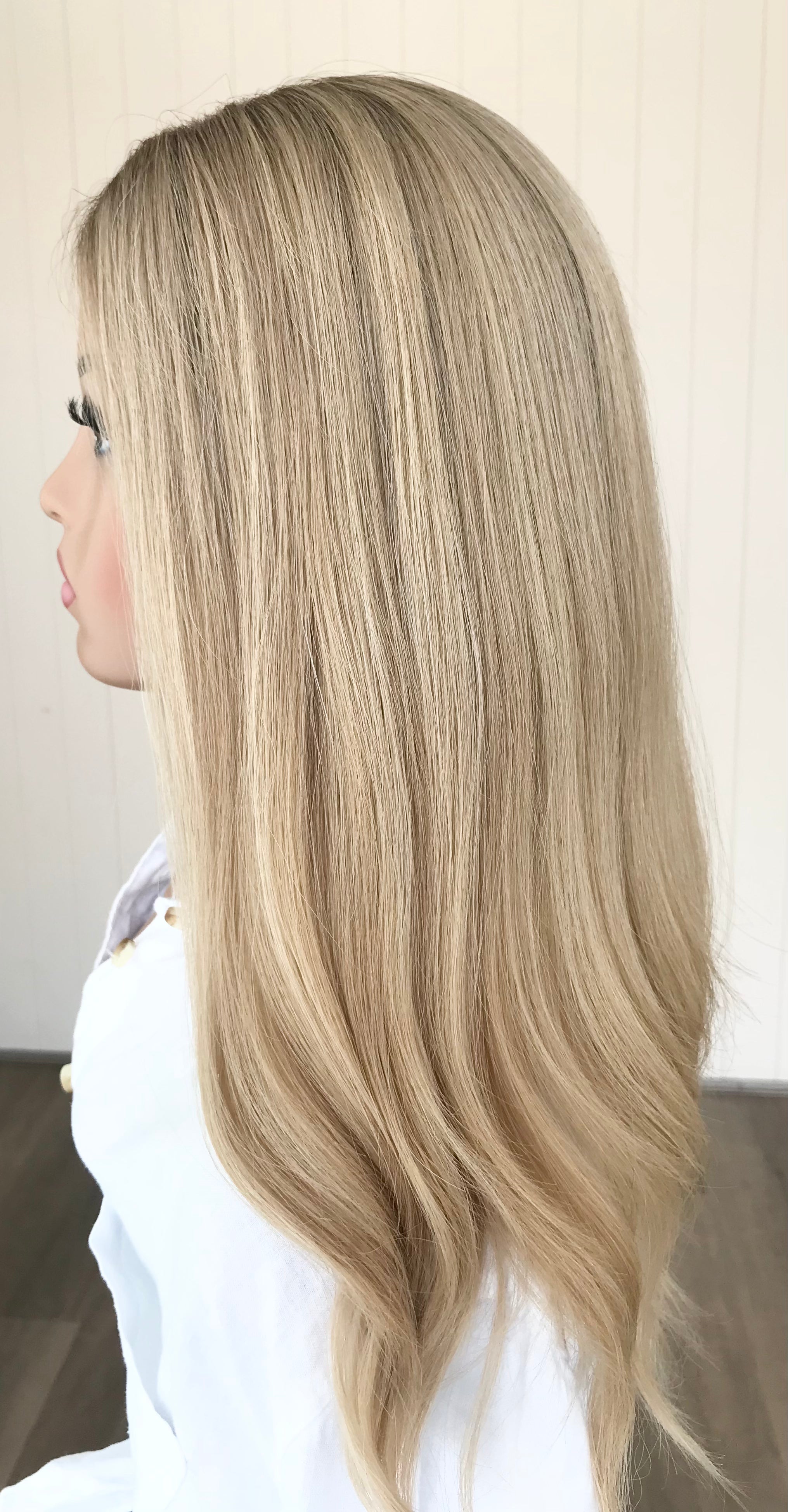 Erin Closed Lace  Low Density Topper with a 8 x 8 cap