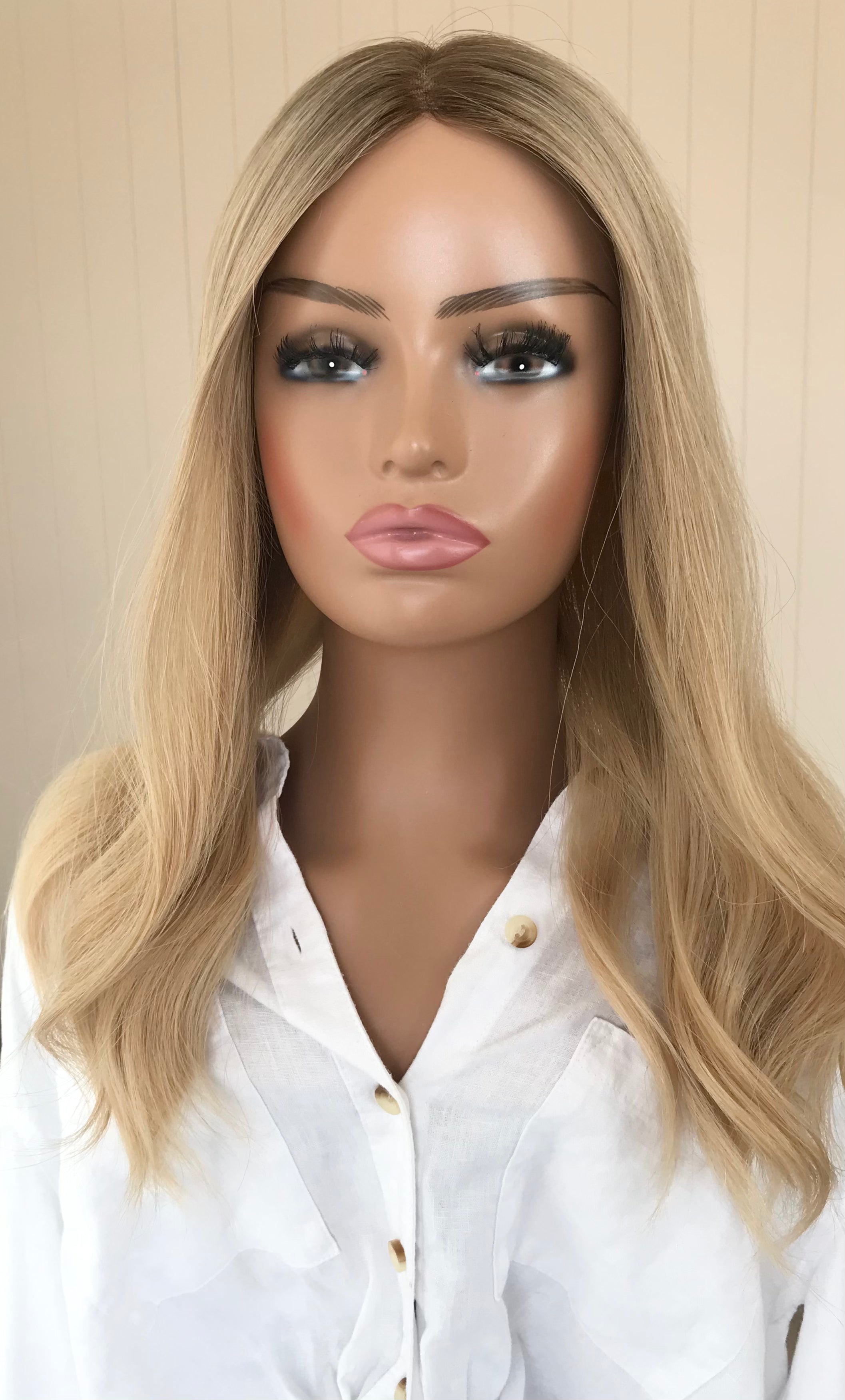 Erin Closed Lace  Low Density Topper with a 8 x 8 cap