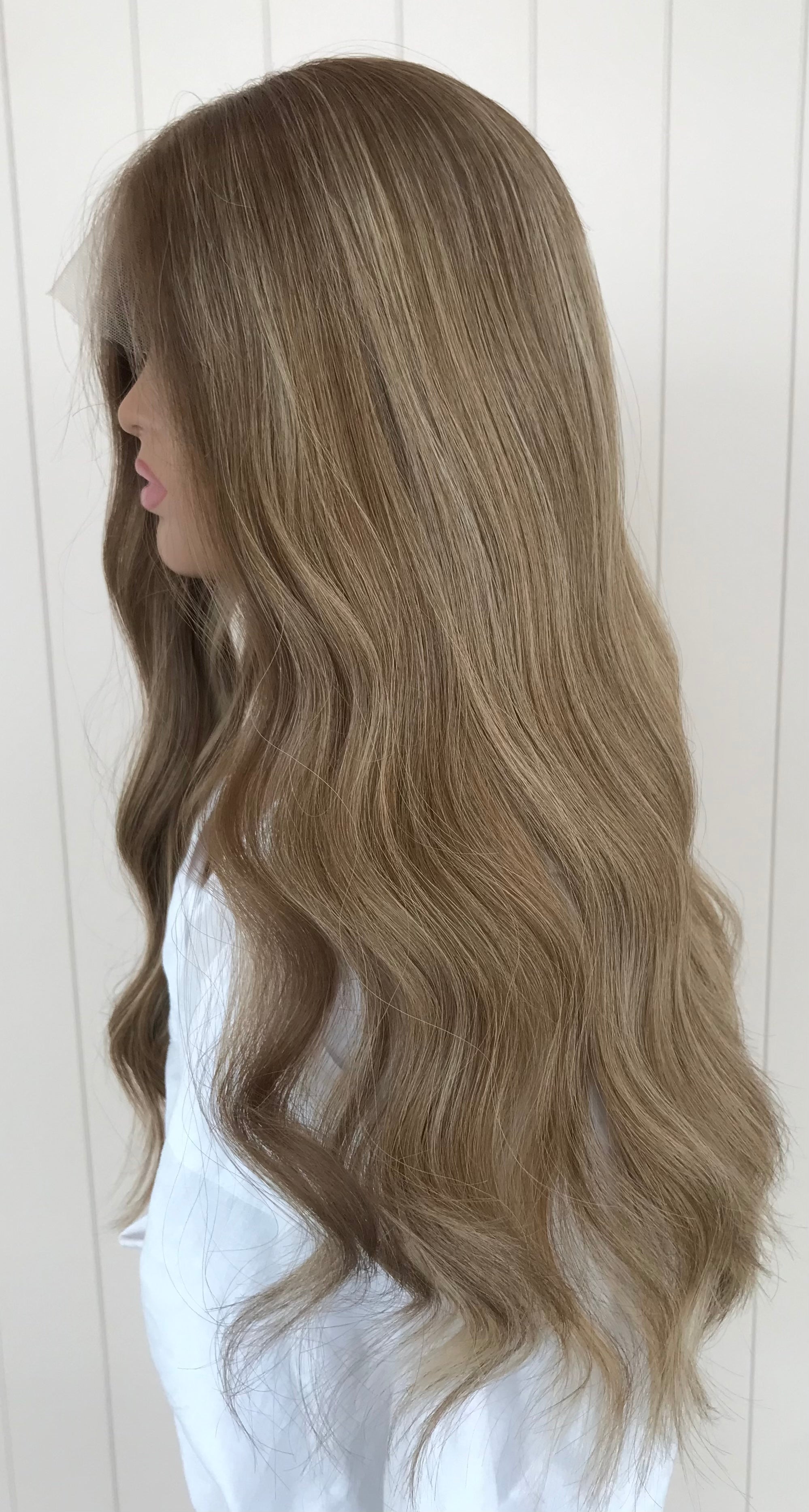 Cameron  - Lace Front Human Hair Wig 22 Inches Large Cap