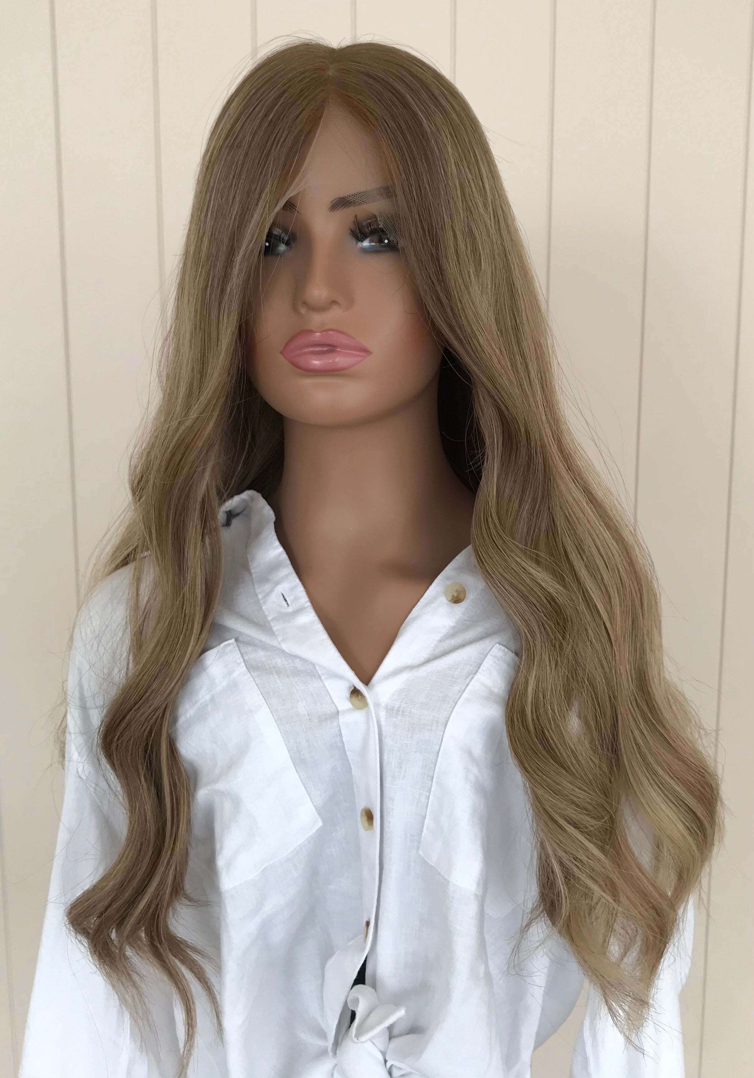 Cameron  - Lace Front Human Hair Wig 22 Inches Large Cap