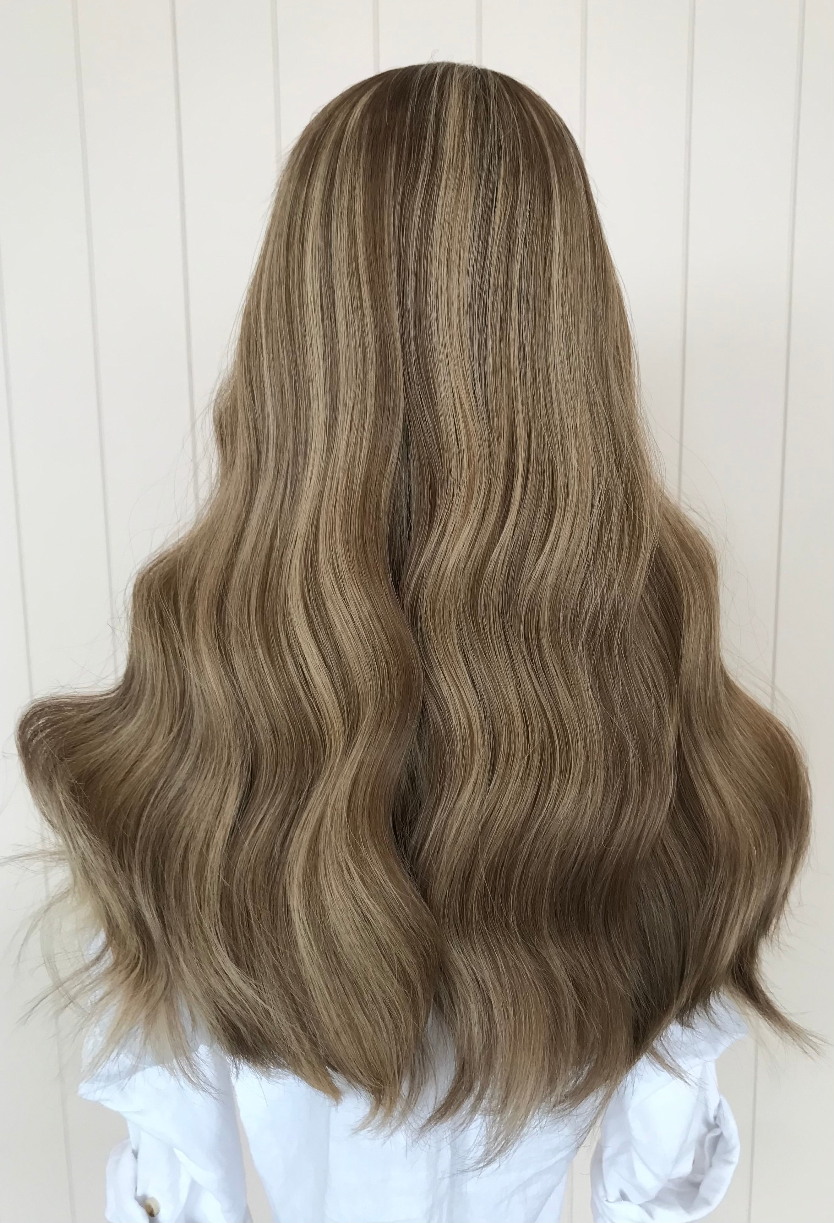 Cameron  - Lace Front Human Hair Wig 22 Inches Large Cap