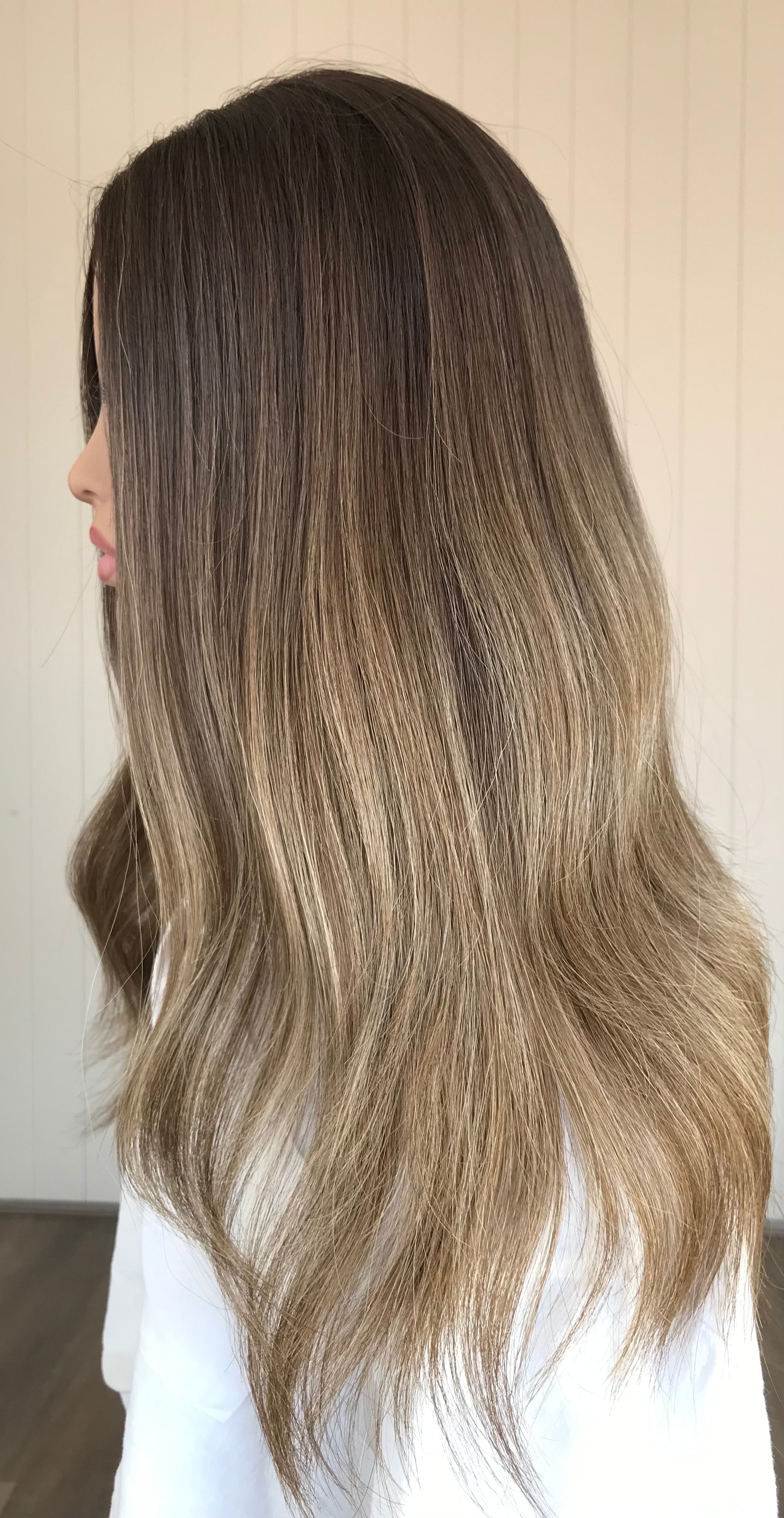 Giselle Closed Lace Low Density Topper with a 8 x 8 cap